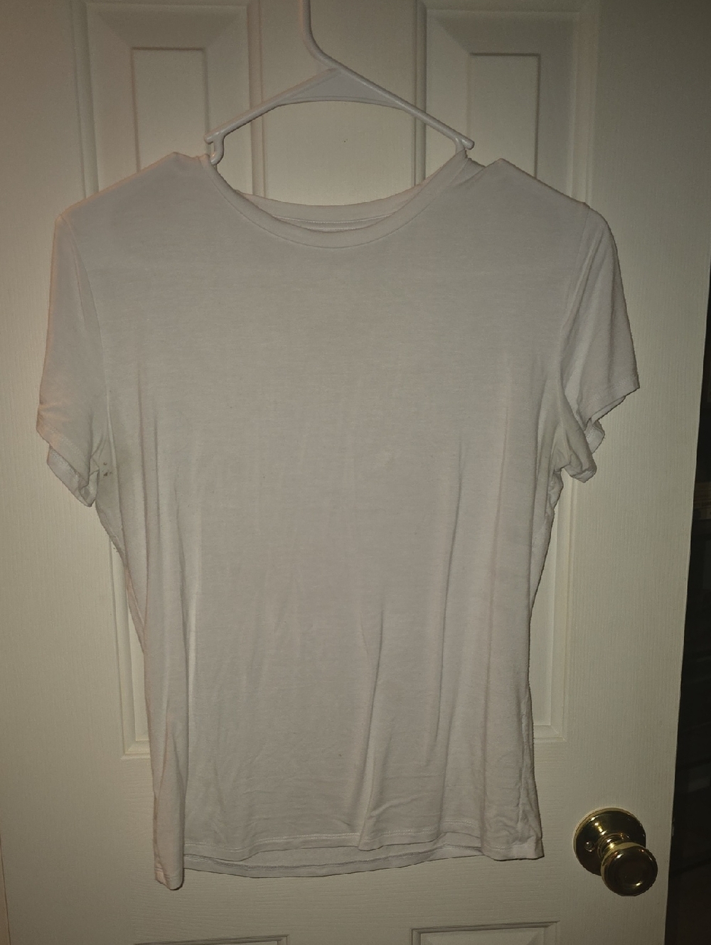 Classic Women's White Tee - Lightweight Short Sleeve Top